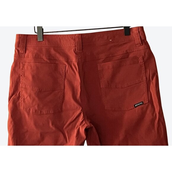 Prana Brion Men's Size 32 Rust Red Nylon Blend Shorts 32" x 10" - Picture 4 of 8